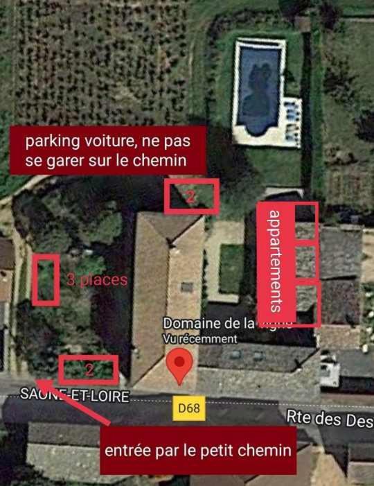Au Coeur Des Vignes Chenas Du Beaujolais Apartment La Chapelle-de-Guinchay Exterior photo